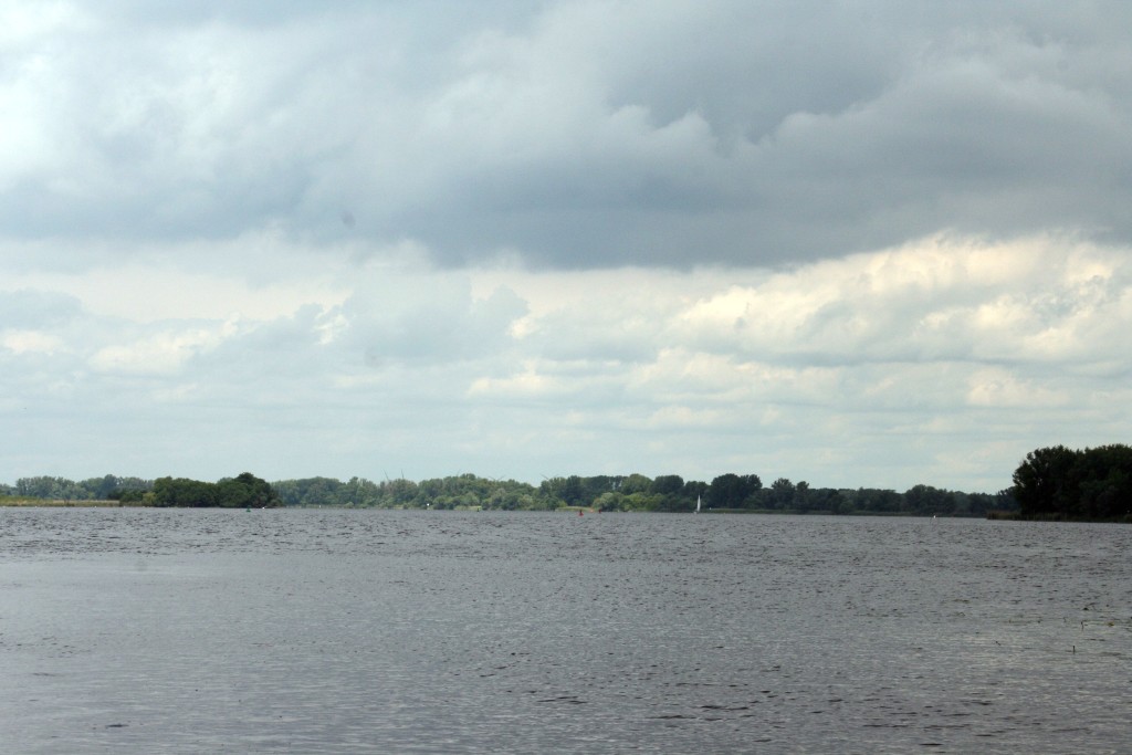 Blick von der Kanincheninsel auf den Breitlingsee